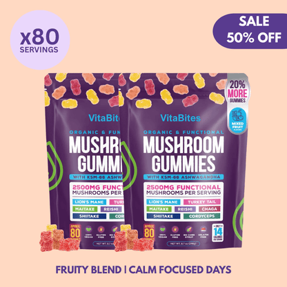 Functional Mushroom Gummies Twin Pack